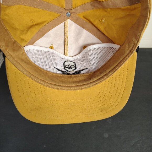 BLK FLG Hat Cap Snap Back Rope Skull Crossbones Rope - Picture 8 of 11